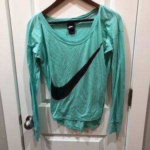 Nike Workout Long Sleeve Top Size L